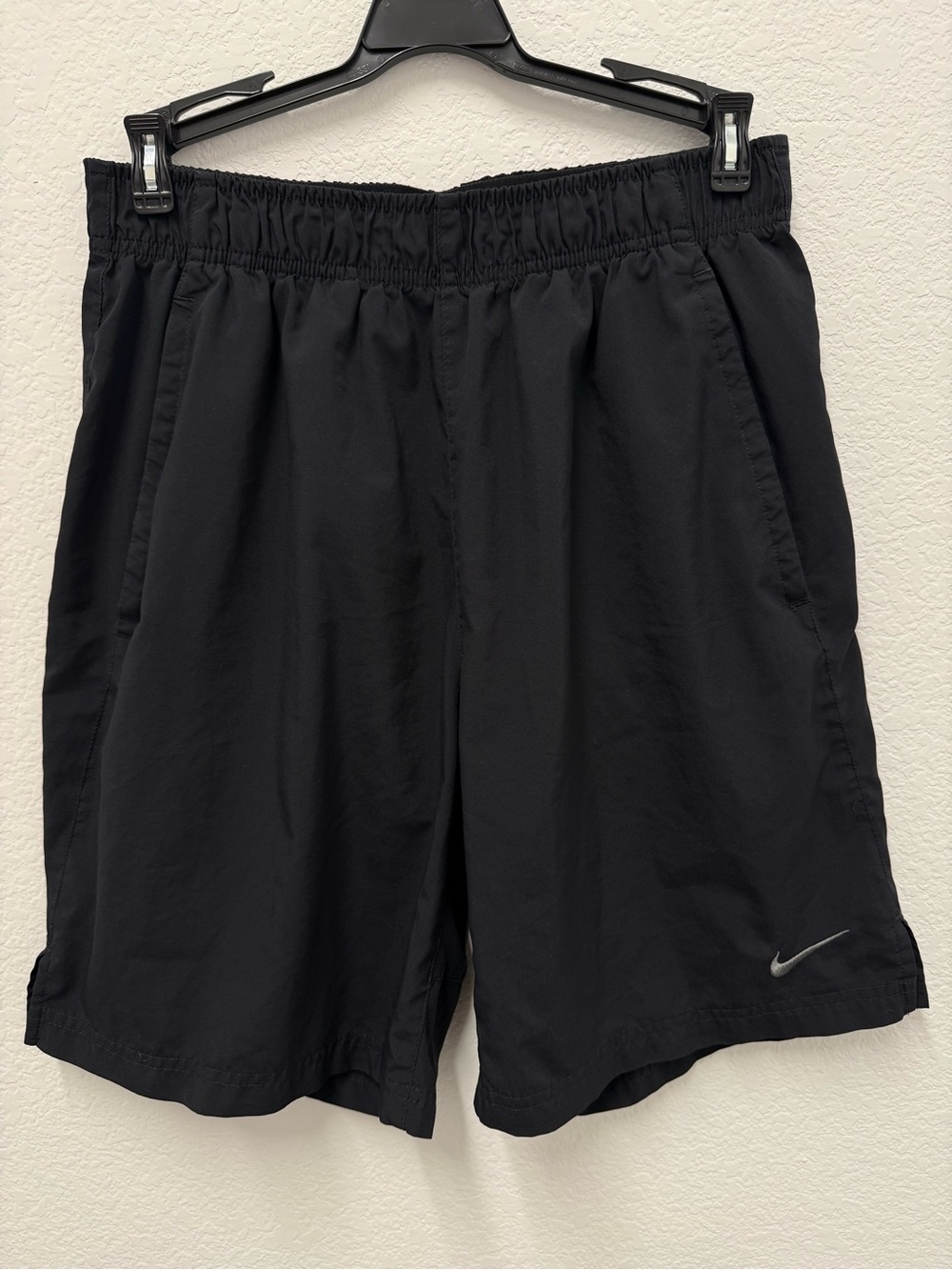 Nike Men’s Black Athletic Shorts with Reflective Swoosh